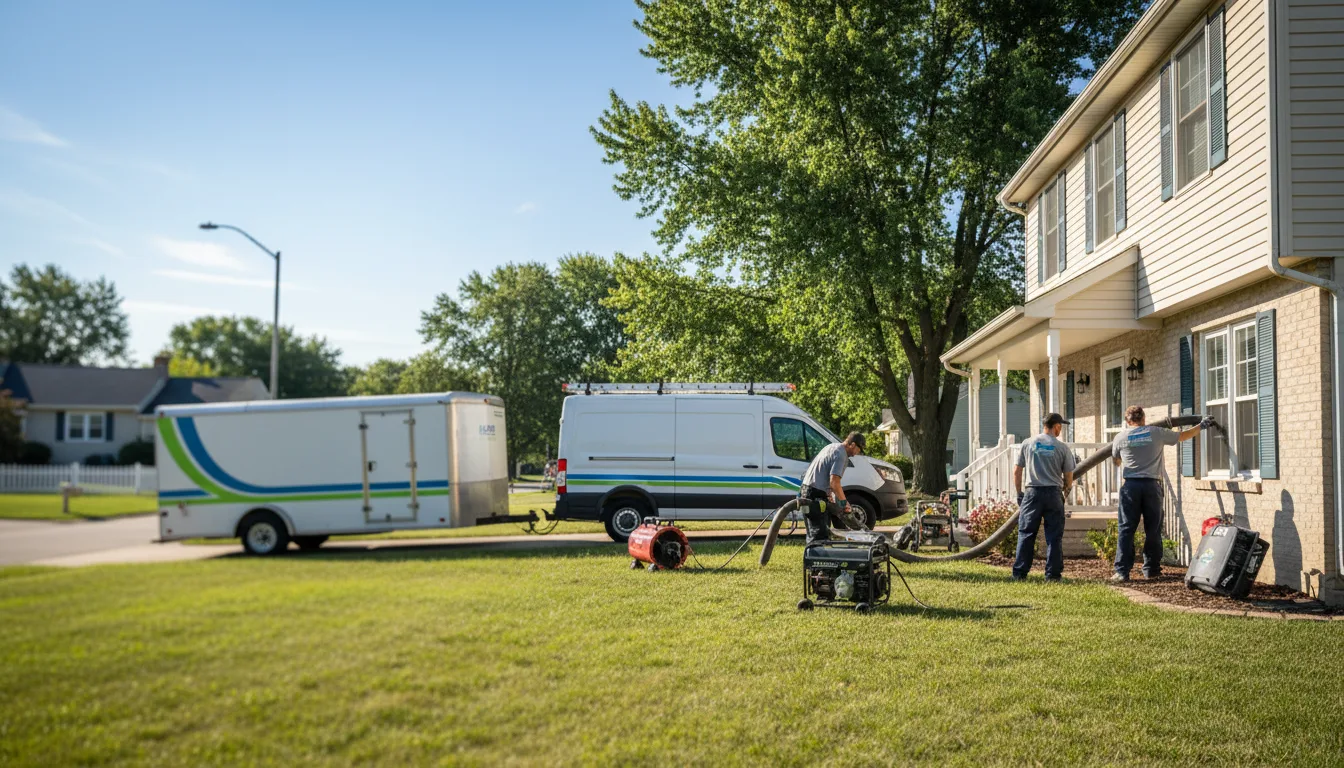 Flooded Basement Restoration And Cleanup With Repair in Prairie Du Chien, WI near me